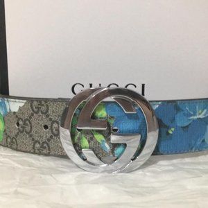 Gucci Bloom Monogram Beige Belt